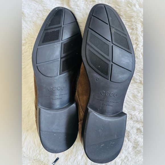 Ecco Citytray Suede Loafer in Taupe Brown  Shoe Size: 13